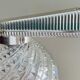 Mid Century clear glass si wall sconce lamp