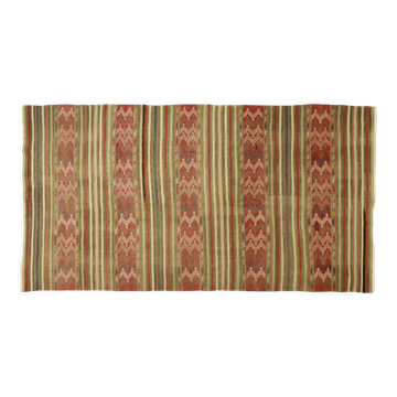 Anatolian handmade kilim rug 276 cm x 144 cm