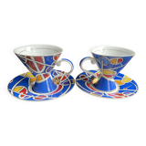 2 Cups with saucers – Leonardo Collection