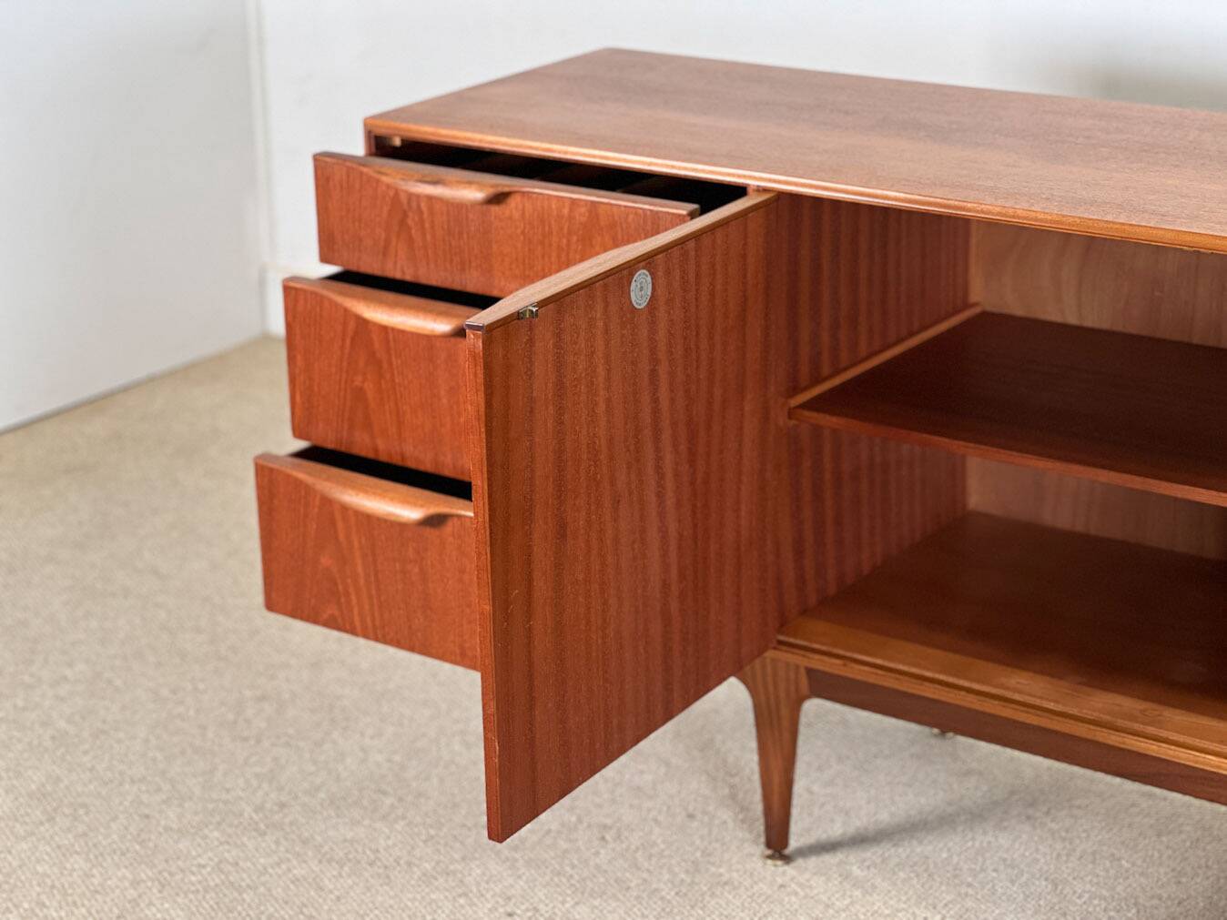 Teak sideboard by Tom Robertson for McIntosh, 1960s