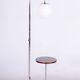 Art Deco Floor Lamp in Chrome attributed to Jindřich Halabala for Up Závody, Czechia, 1930s