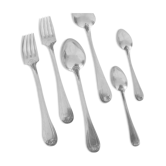 Housewife old cutlery in silver metal X12 people