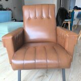 Genuine leather armchair