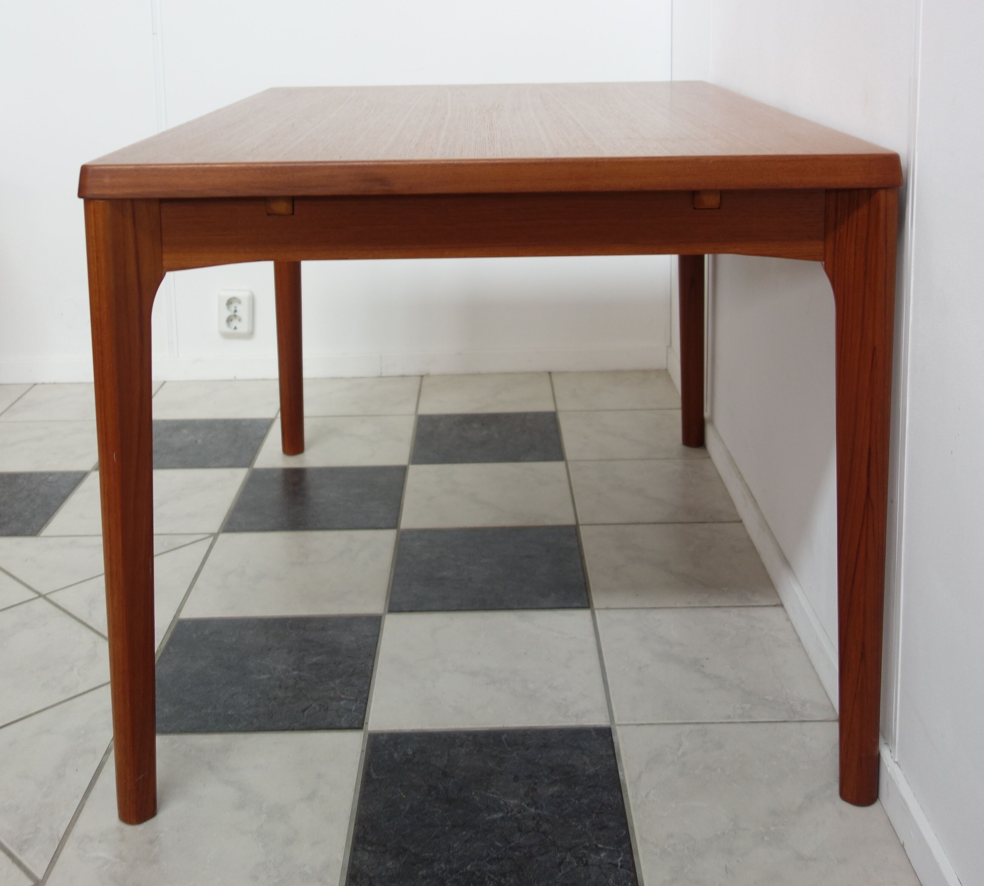 Danish teak dining table by Henning Kjaernulf 1960s