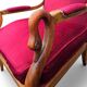 Paire de fauteuils anciens accoudoirs têtes de cygnes