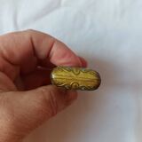 Ancien pyrogène émail cloisonné boite allumettes collection fumeur