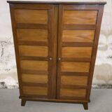 Vintage René Gabriel oak cabinet from the 60s