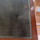 Wooden desk, leather top, extensions
