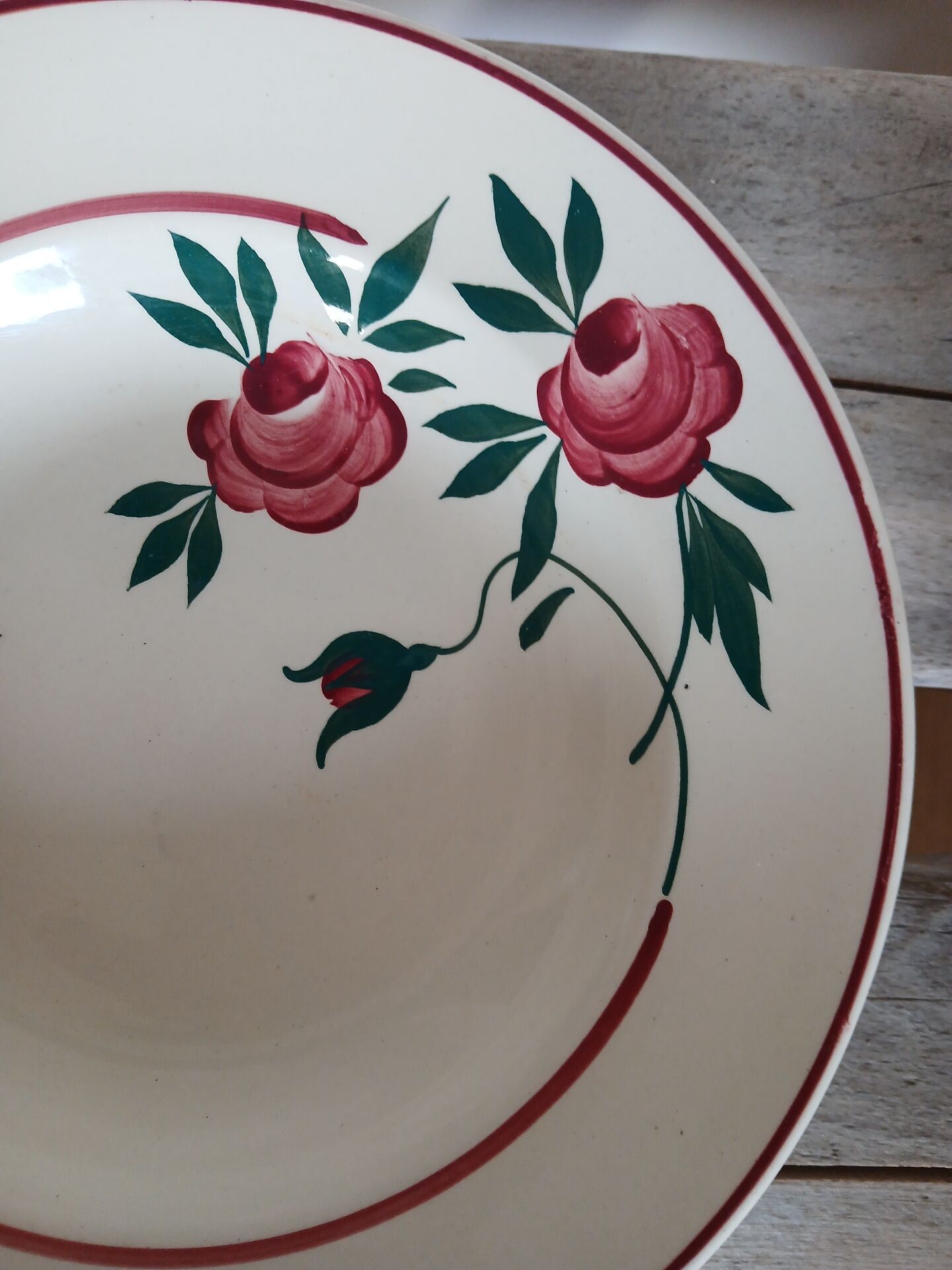 2 deep plates Lunéville