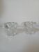 Set of 2 glass candle holders, Reims