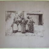 Marseille young girls Adolphe TERRIS 1820-1899 Albumen print circa 1865