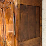 Louis XV cherrywood wardrobe, 19th century