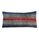 Vintage turkish kilim cushion cover , 30 x 60 cm