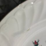 Flowery deep plate
