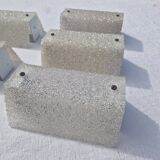 Lot of 5 Vintage Perspex Wall Lights from the 60s and 70s