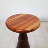 Pair of industrial stools foot in copper metal