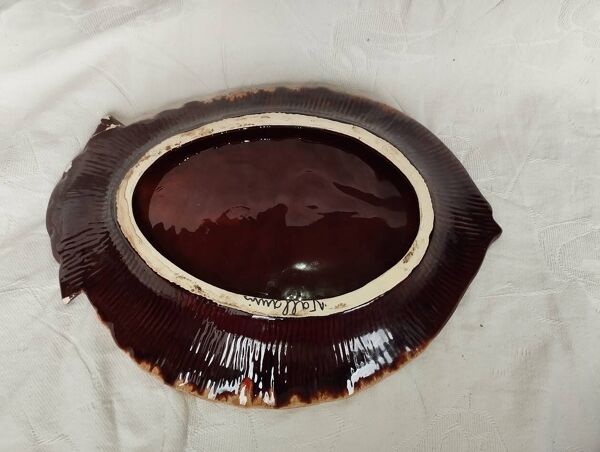 Plat poisson vintage Vallauris – Céramique  – Années 60
