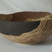 Vide poche coupe Céramique d'Art grès sable XXI
