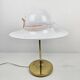 Table Lamp with Brass and Murano Glass, Italy 1970's