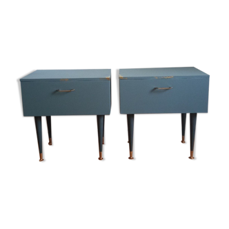 Paire de chevets vintage