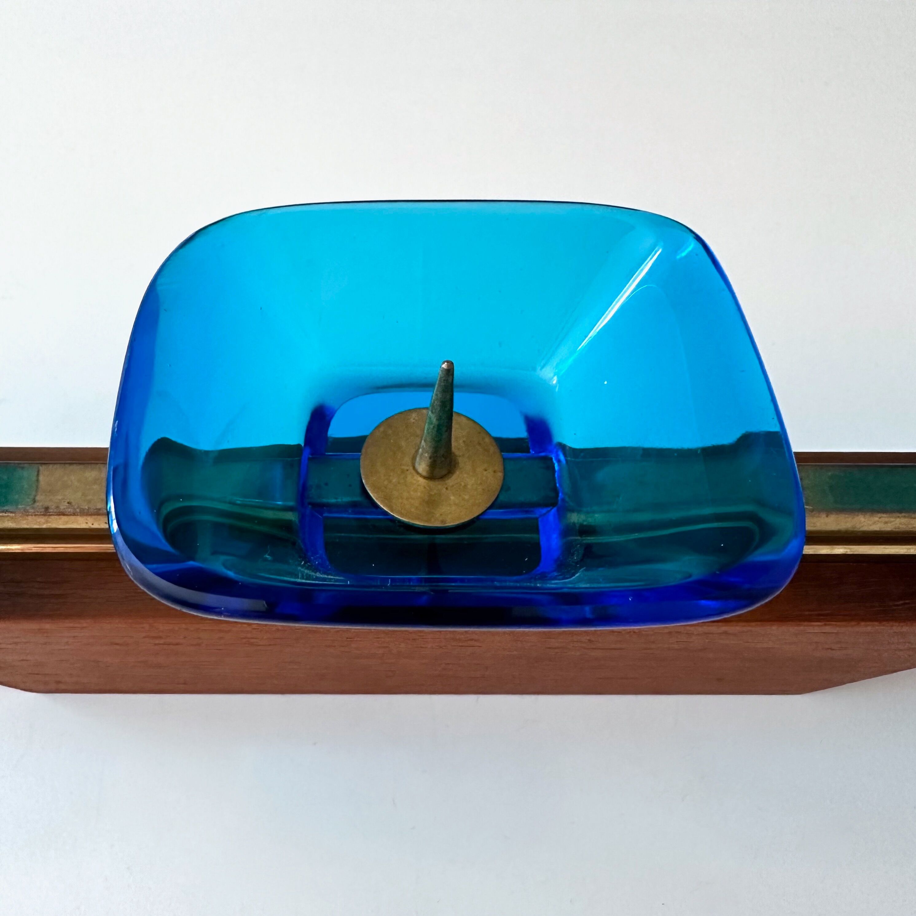 Midmodern candlestick, vintage candle holder teak, 60's vintage interior.