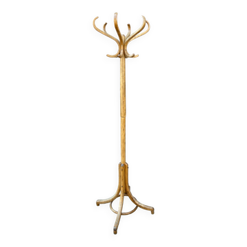 Coat rack on foot vintage parrot 1980 bentwood