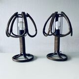 Vintage rattan lamp