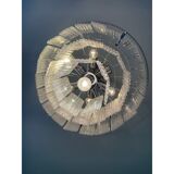 Diamond strips”listelli” murano glass belt chandelier