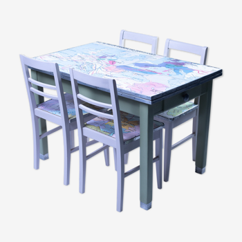 Lot table et chaises