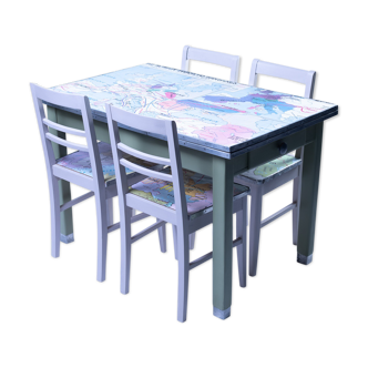 Table and chairs