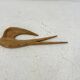 Vintage Teak Wood Wall Bird, 1960s