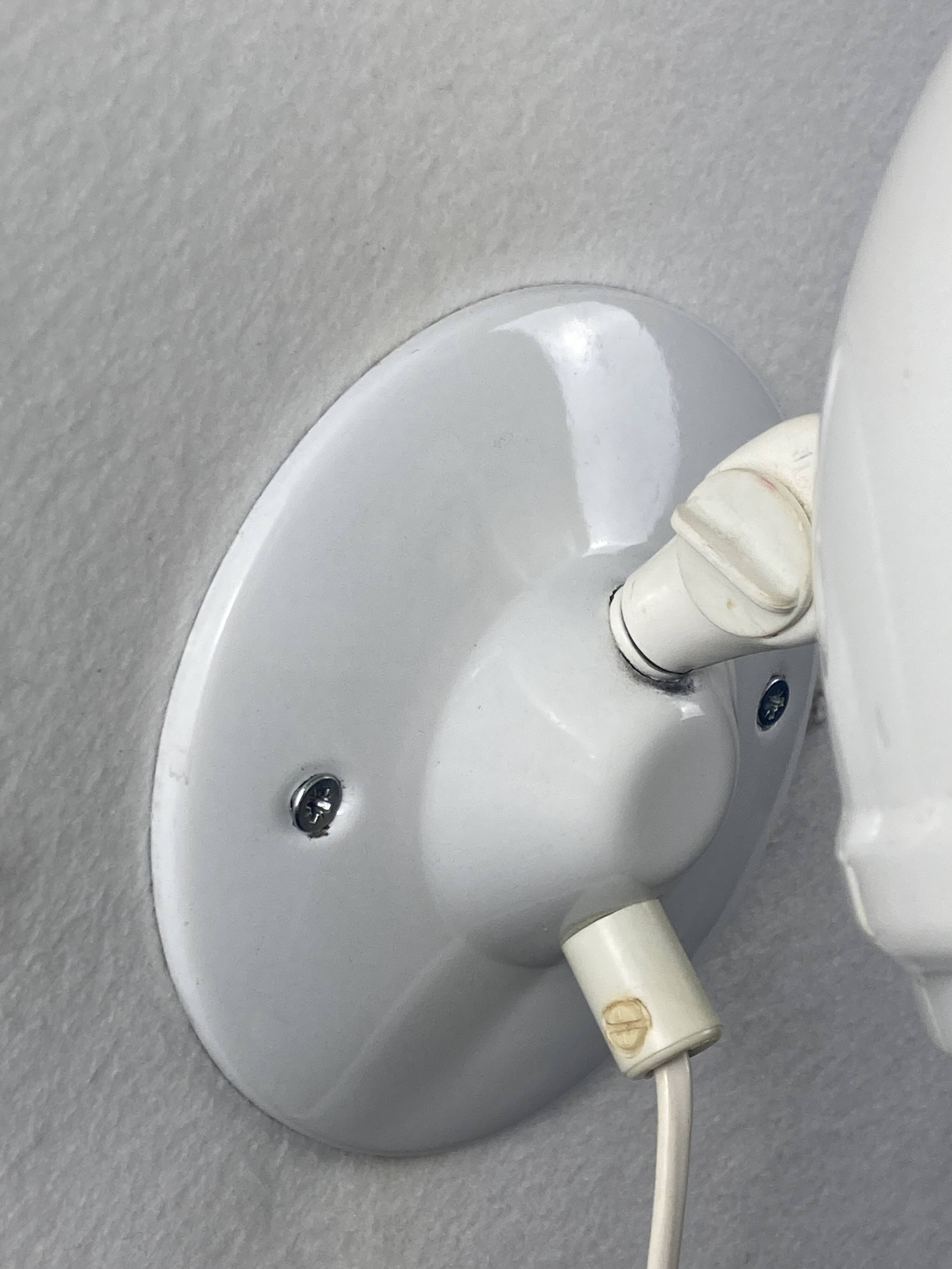 Pair Scandinavian wall sconces by Knud Christensen for ABO Randers, Denmark 1960s-1970s