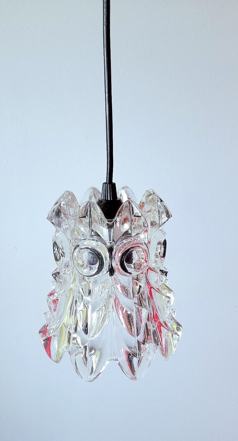 Crystal pendant lamp 70s