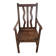 Rustic Antique Armchair in Walnut – Popular Art (Late 19th Century)