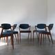 Chaises en teck modèle 42 par Kai Kristiansen pour Schou Andersen, ensemble de 6