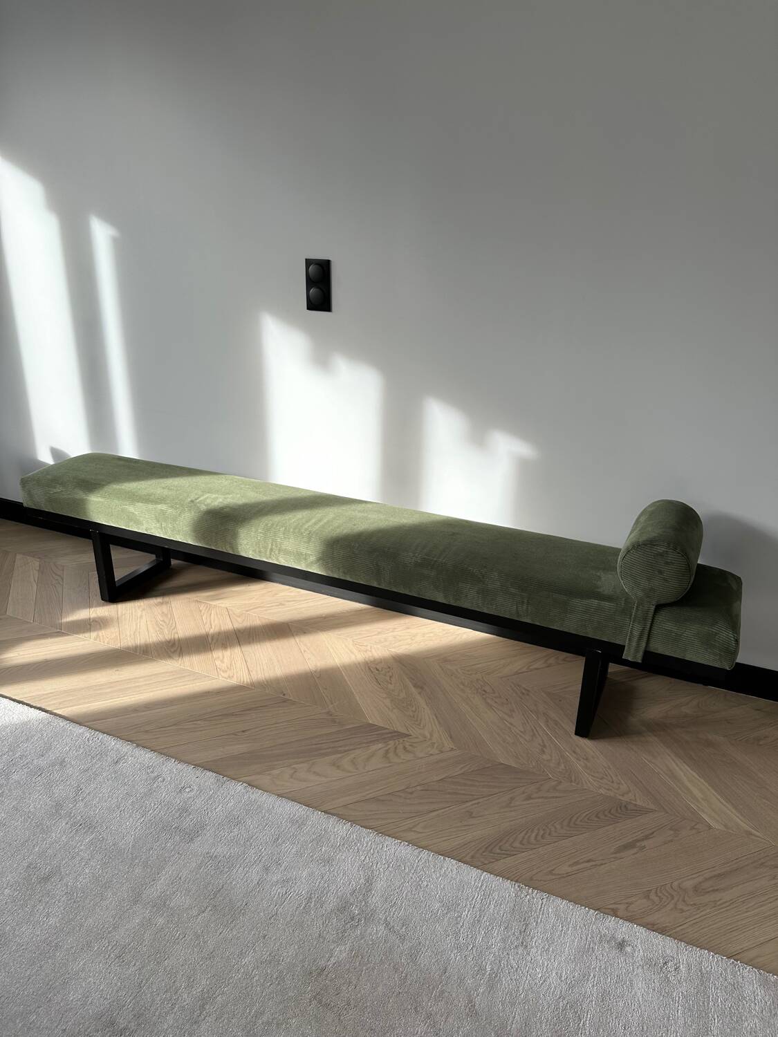 Bench 240x35x42 Water-repellent corduroy