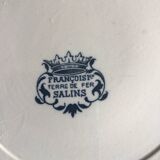 Assiette plate de Salins François 1er