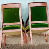 Pair of armchairs period resrauration