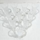 Saint Louis – 10 champagne flutes in crystal, Provence model