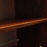 Bibliothèque en acajou, design danois, années 1970, production : Hundevad