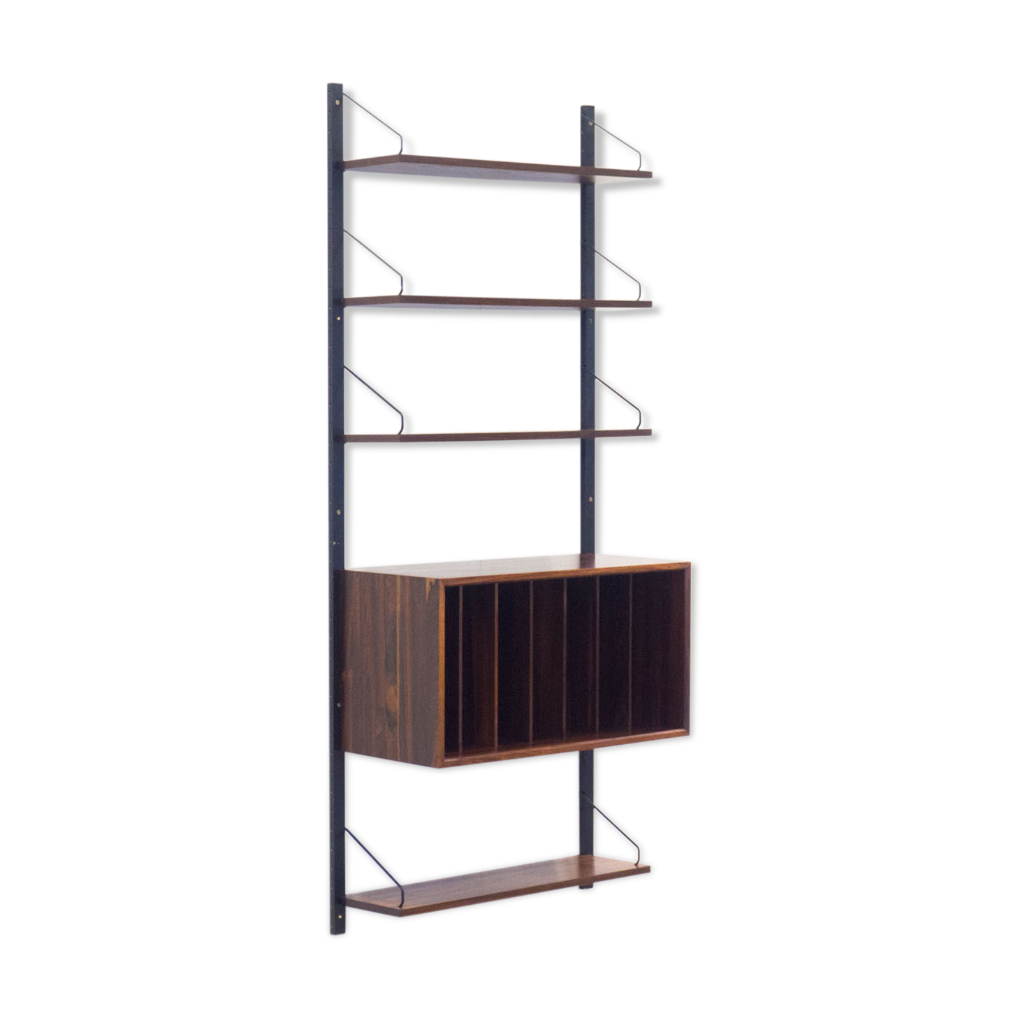 Royal System rosewood wall unit by Poul Cadovius