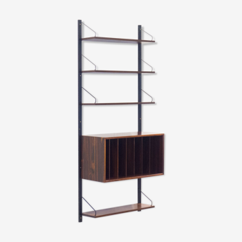 Royal System rosewood wall unit by Poul Cadovius