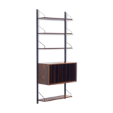 Royal System rosewood wall unit by Poul Cadovius