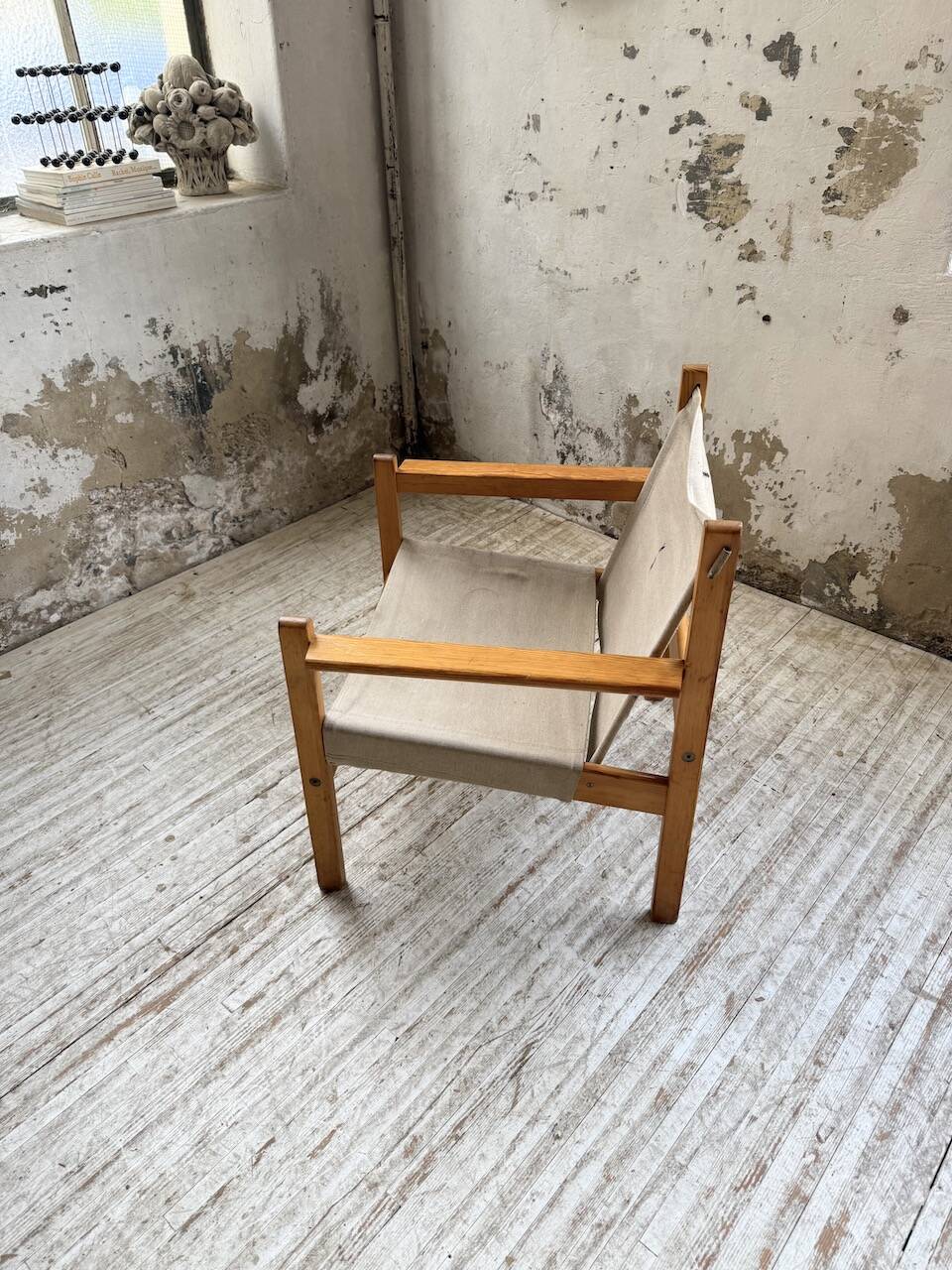 Safari chair in pine by Rold Rastad and Adolf Relling, 1960.