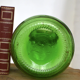 Green cylinder vase