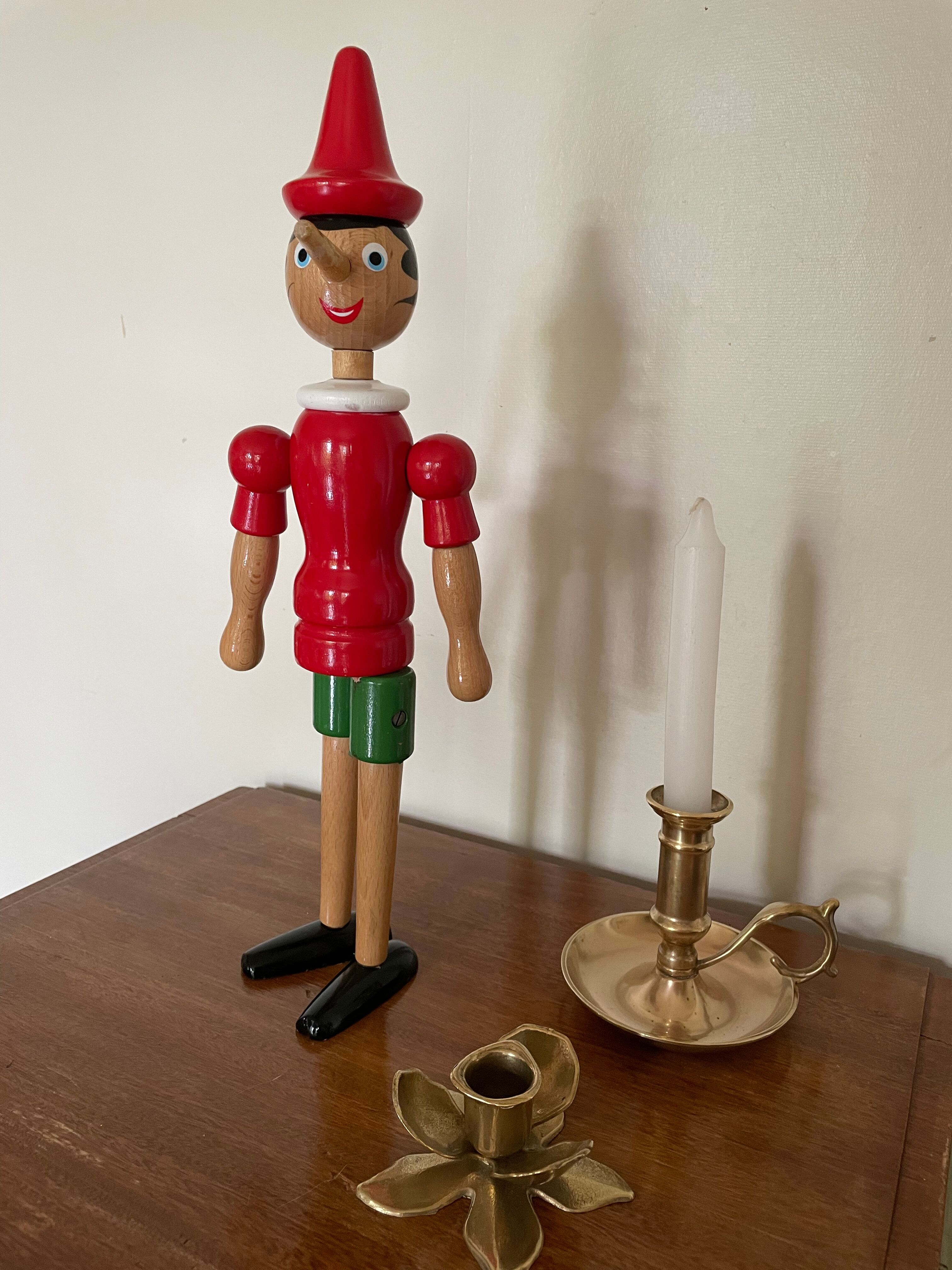 Articulated wooden Pinocchio H40