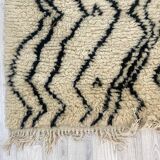 Handmade Moroccan Berber carpet 224 x 127 CM