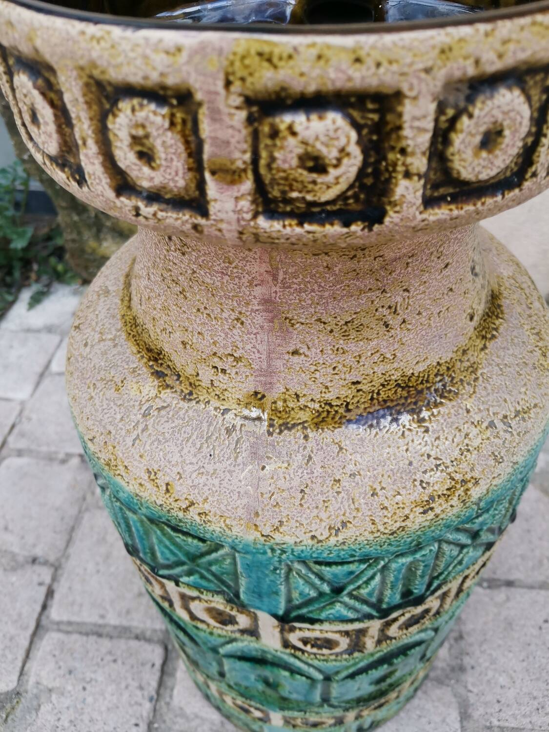 Vase, umbrella stand, Bay keramik