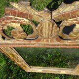 Antique Louis XVI style mirror, 84x50cm