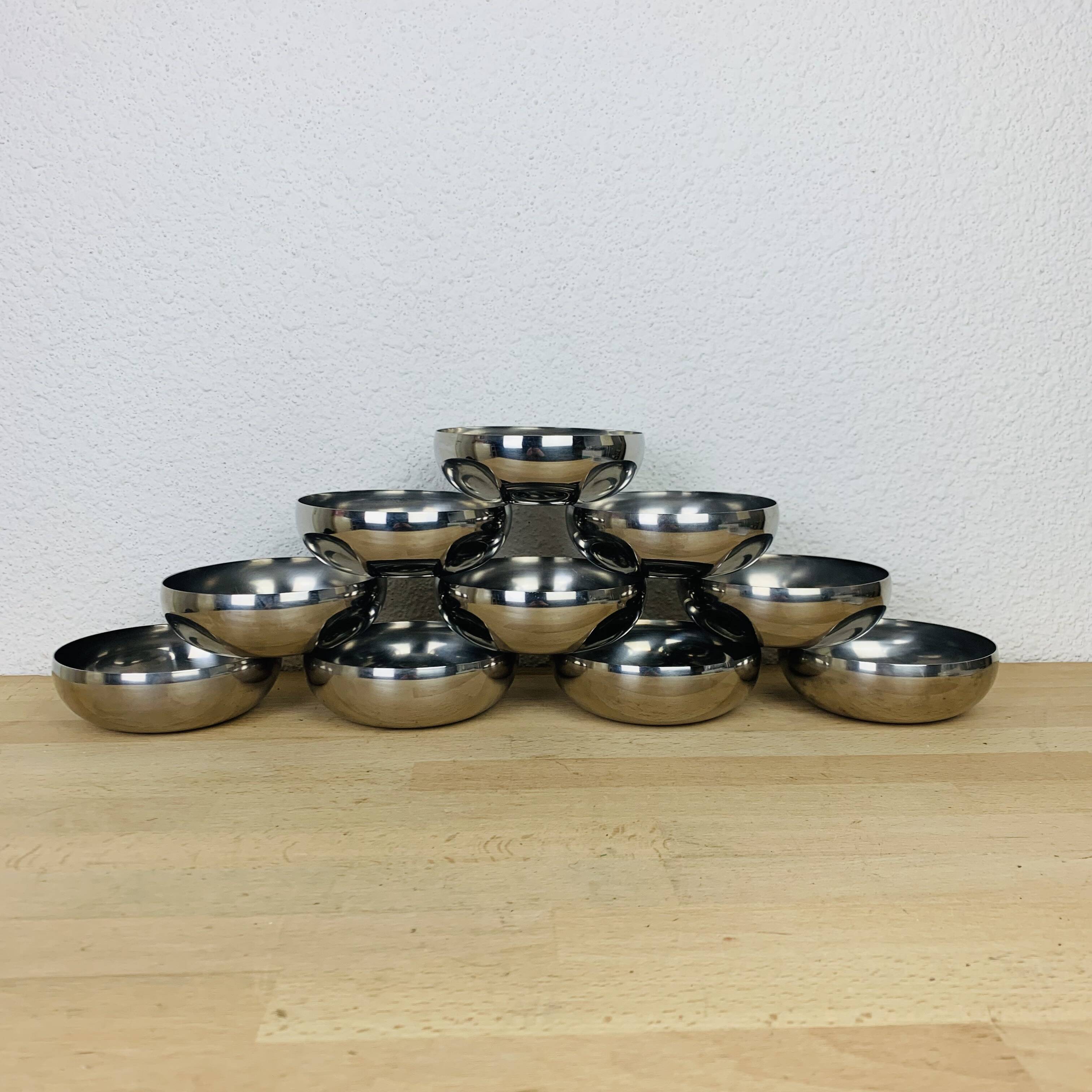 8 AMC designer stainless steel cups